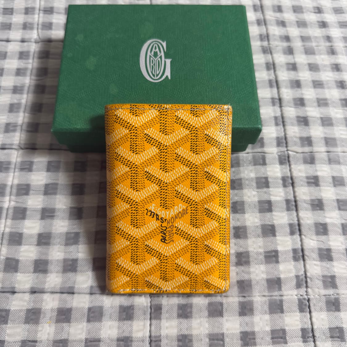 (OS) Goyard 고야드 생피에르 카드지갑 옐로우 상품이미지1