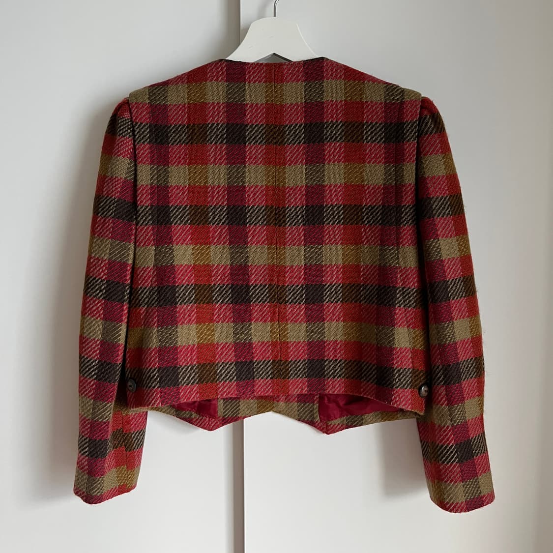 DANA paris 90's Wool Check Jacket 일본제 상품이미지7