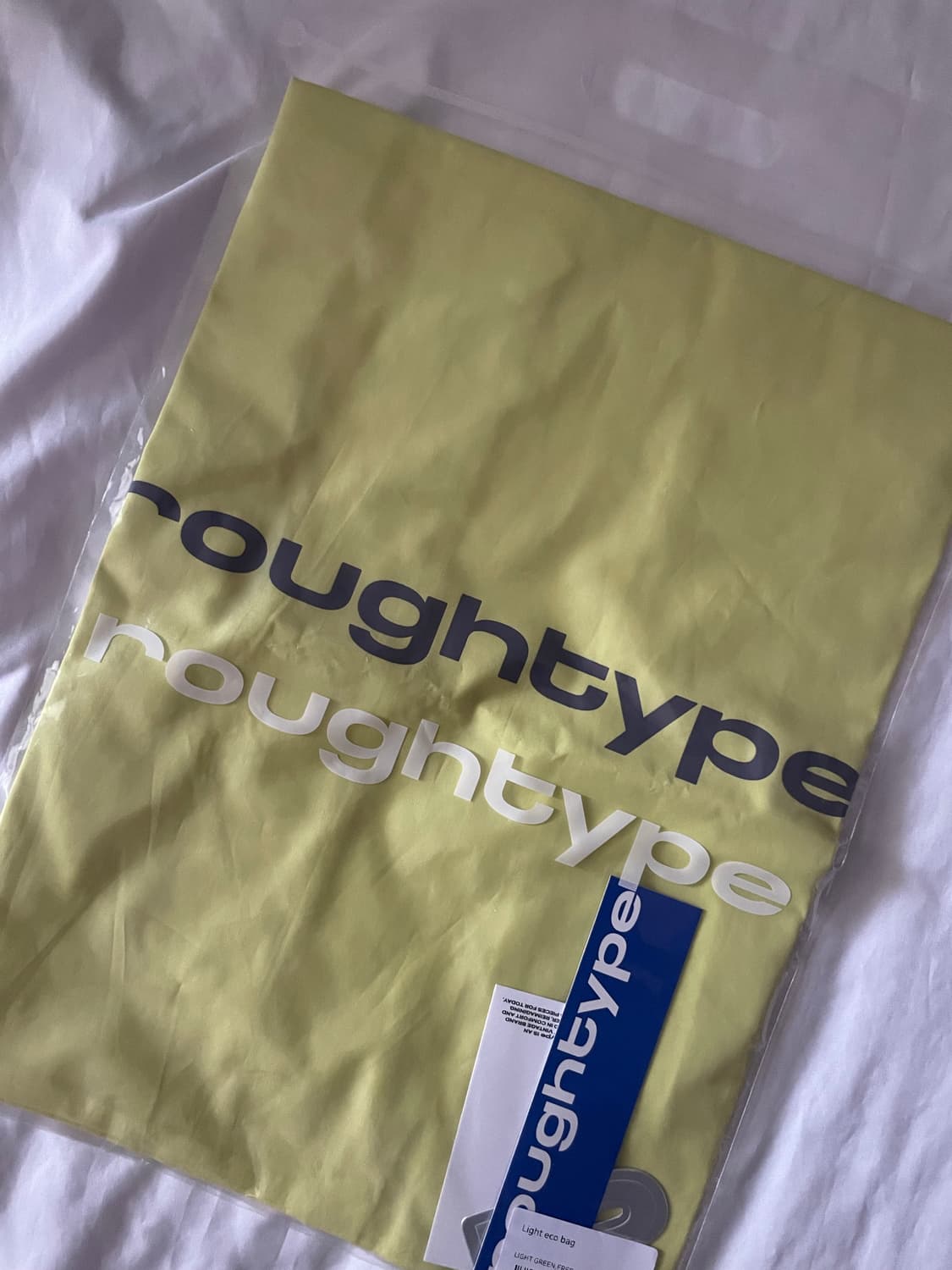 roughtype 로타입 에코백 라이트그린 상품이미지1