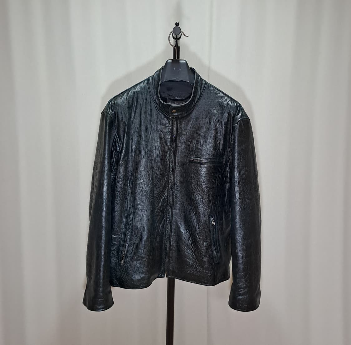 (택포) 악어패턴 양가죽 싱글자켓 110 B111 상품이미지1