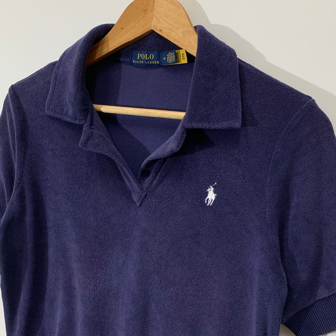 폴로 네이비 Qr라벨 테리PK카라티 상품이미지2