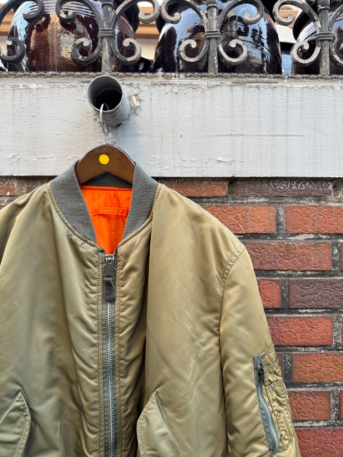 90s 알파인더스트리 ma-1 항공자켓 XL 상품이미지3