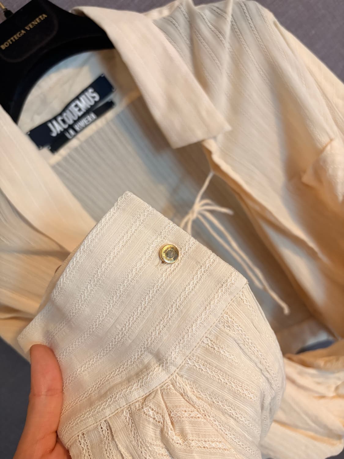 JACQUEMUS 자크뮈스 La Riviera Siena Shirt 38 상품이미지4