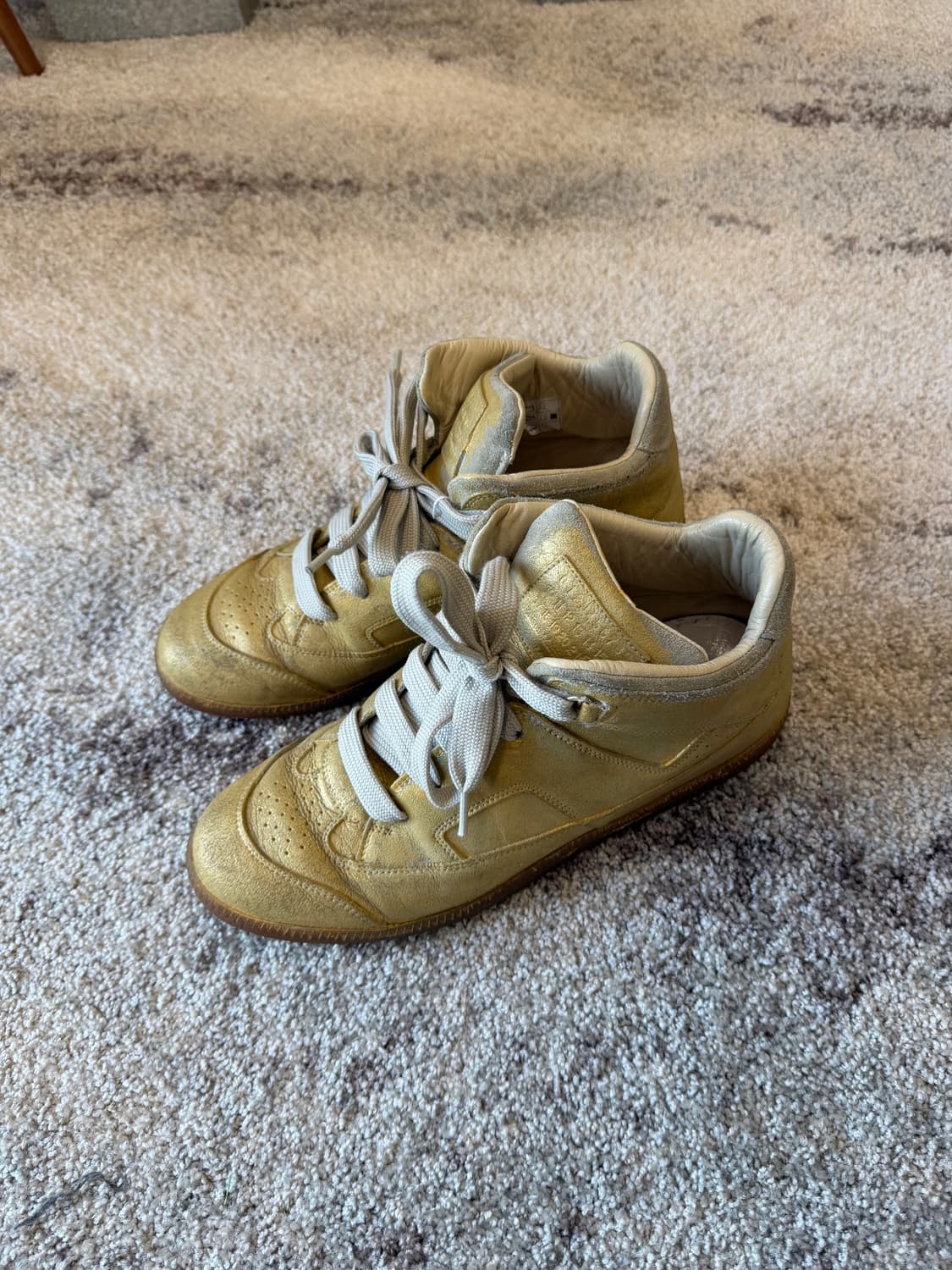 마르지엘라 크랙 페인팅 하이탑 스니커즈 상품이미지2