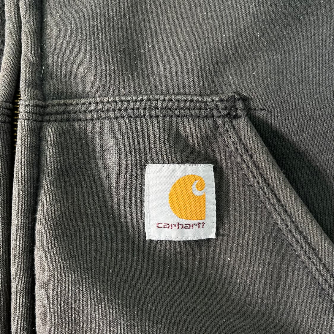 100 칼하트 써멀 차콜 후드집업 상품이미지3
