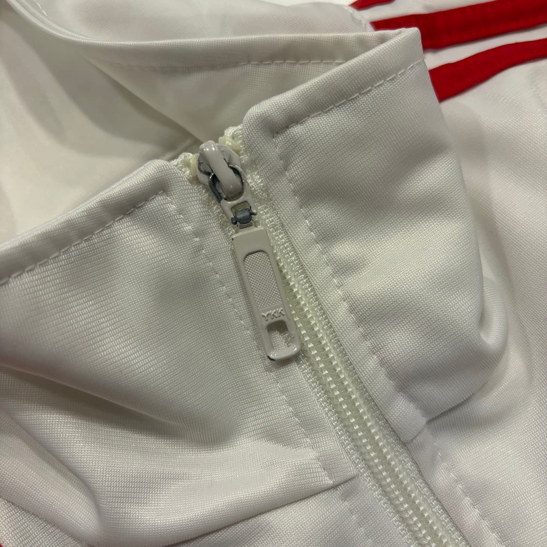 [L] 00s 아디다스 잉글랜드 흰/빨 삼선 트랙탑 져지 B664 상품이미지5