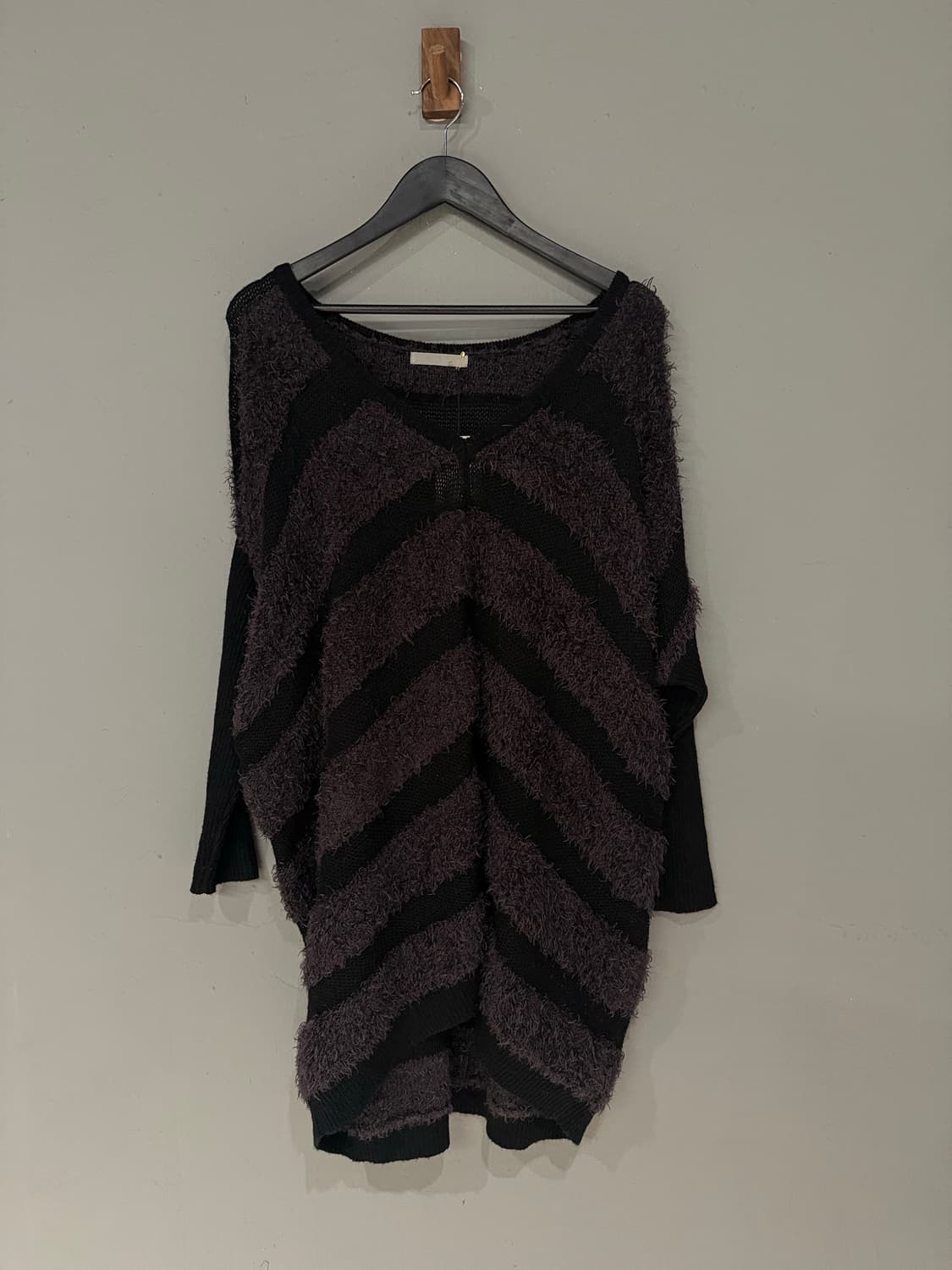 fluffy fur stripe pattern ops 상품이미지6