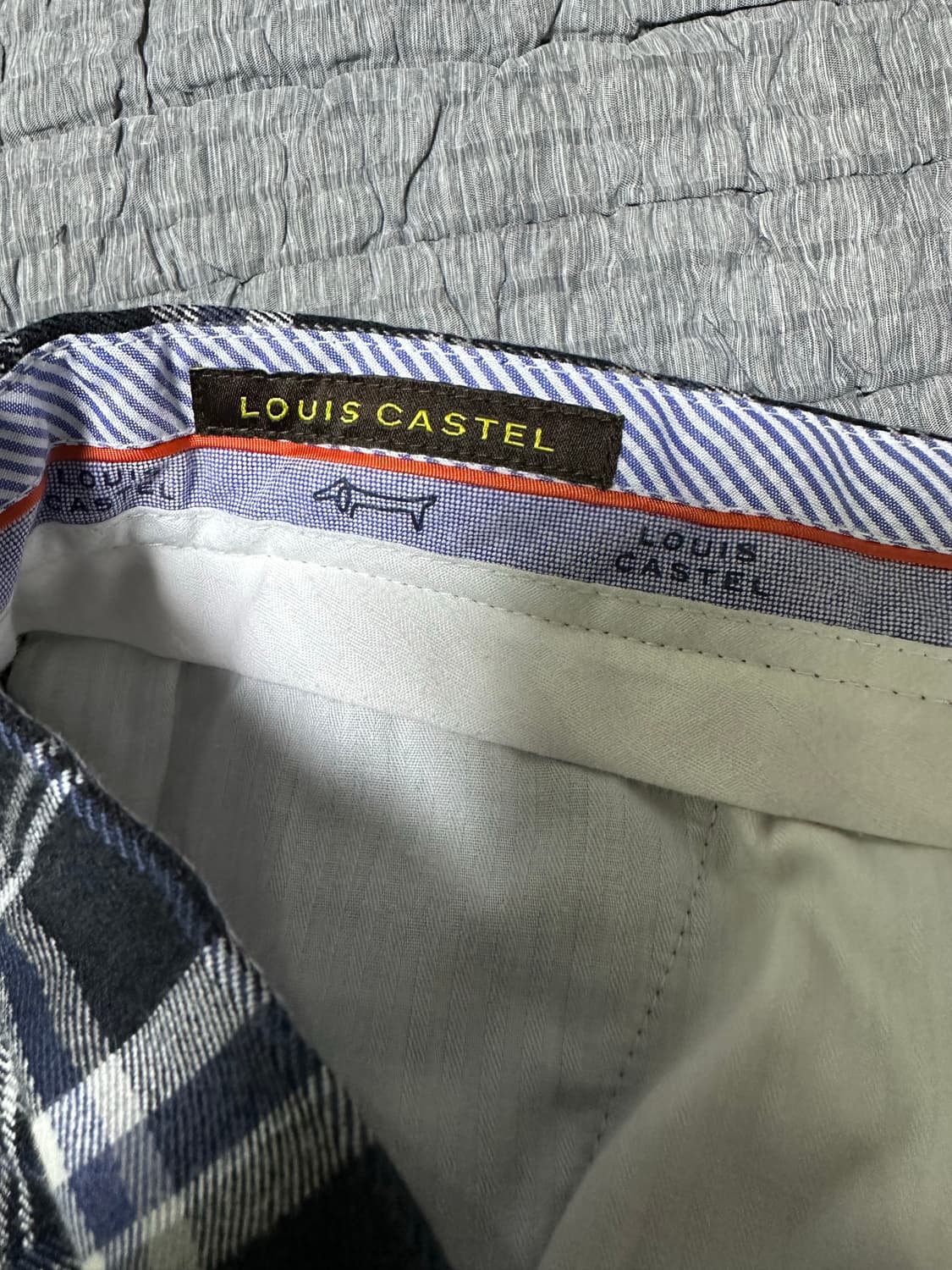 루이까스텔 남성 체크 바지 상품이미지4