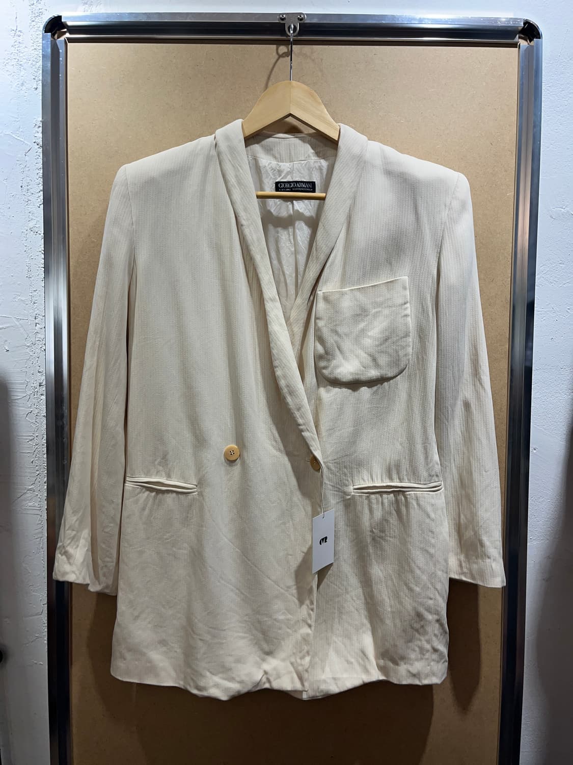 8~90s 조르지오 아르마니 더블 블레이저 상품이미지1