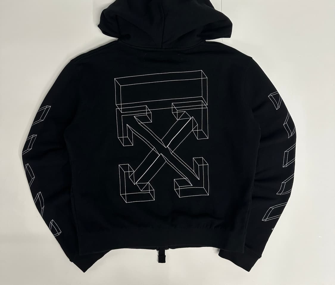 오프화이트 3D 프린팅 후드집업 상품이미지3