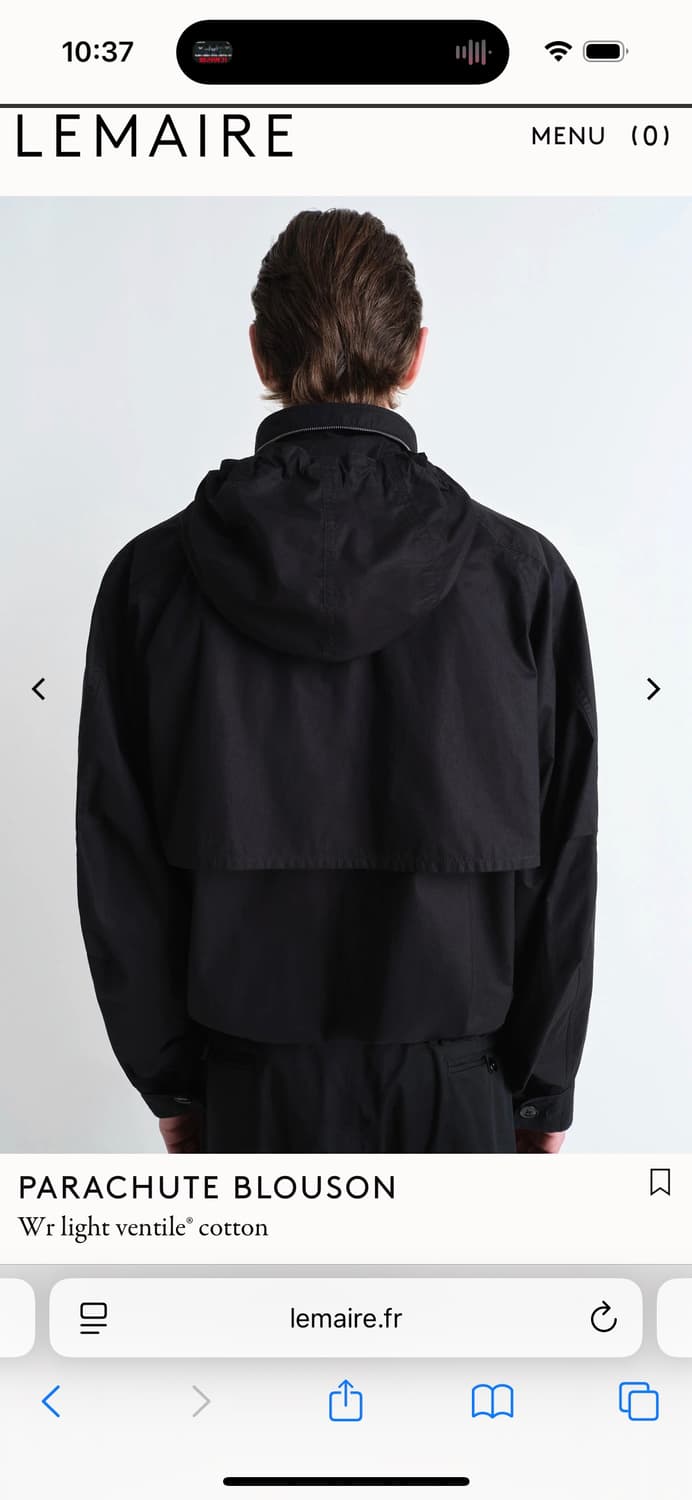 르메르 파라슈트 블루종 상품이미지4