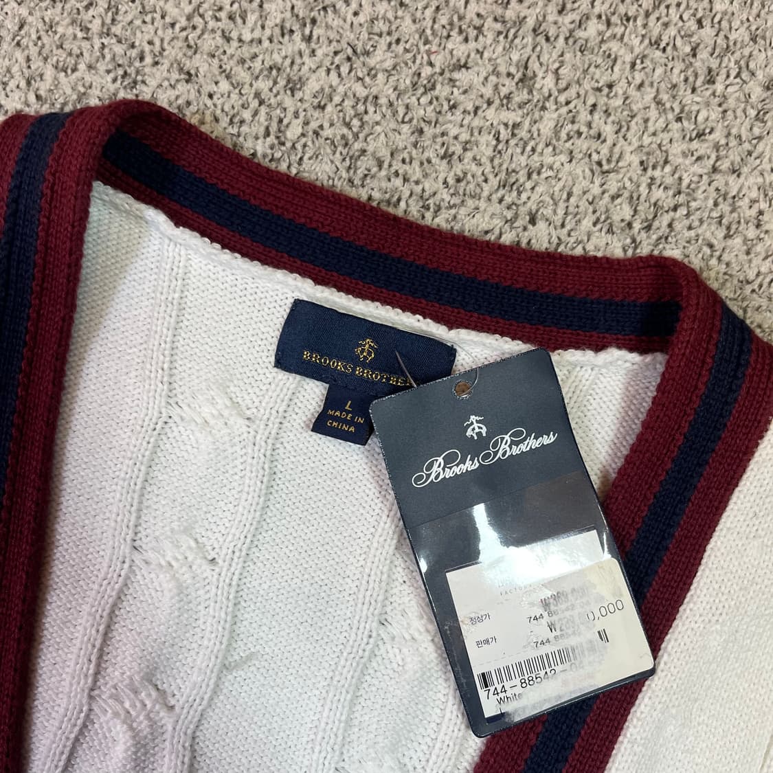 브룩스 브라더스 케이블 니트 가디건  상품이미지3