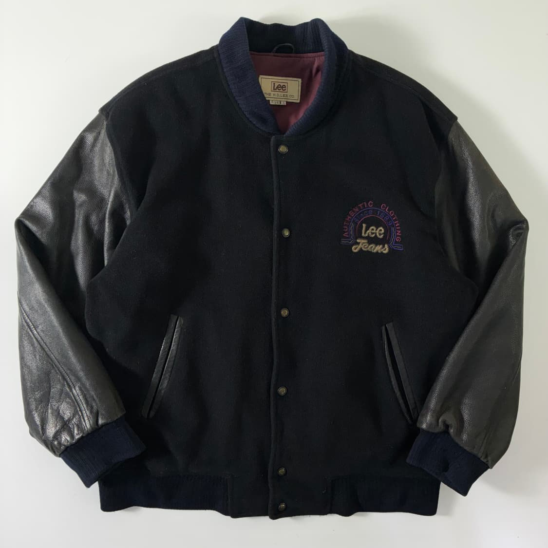 Lee  리 90,s 소가죽 바시티 자켓 상품이미지2