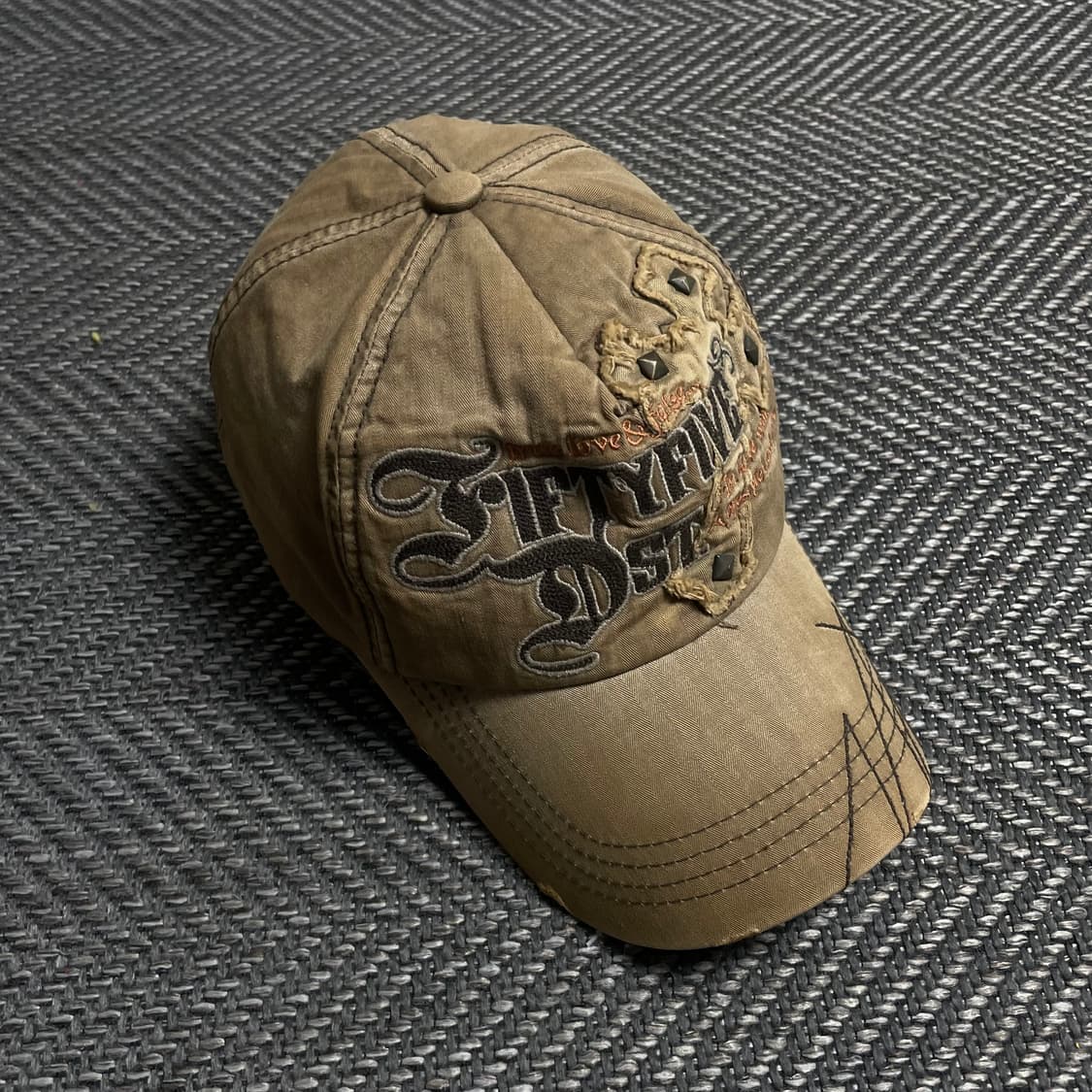 berkeley y2k 패치워크 볼캡 브라운y 5407 상품이미지3