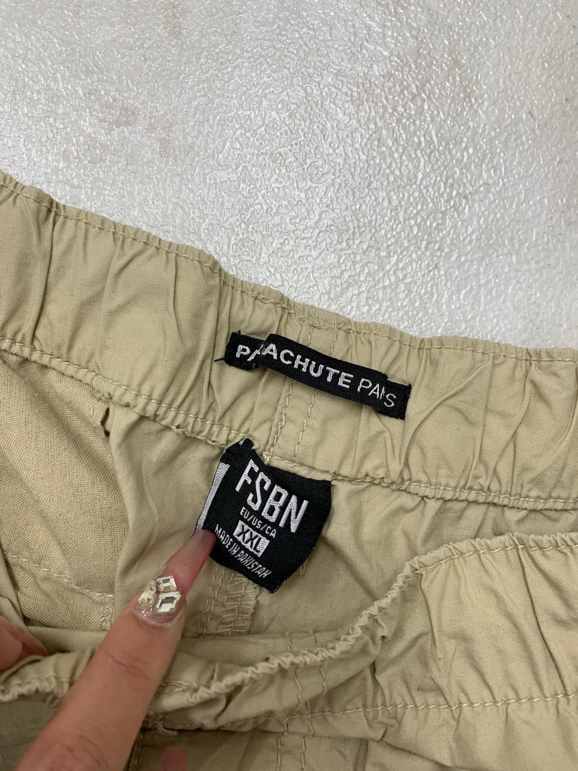 Parachute pants 베이지 와이드 팬츠 #107 상품이미지4