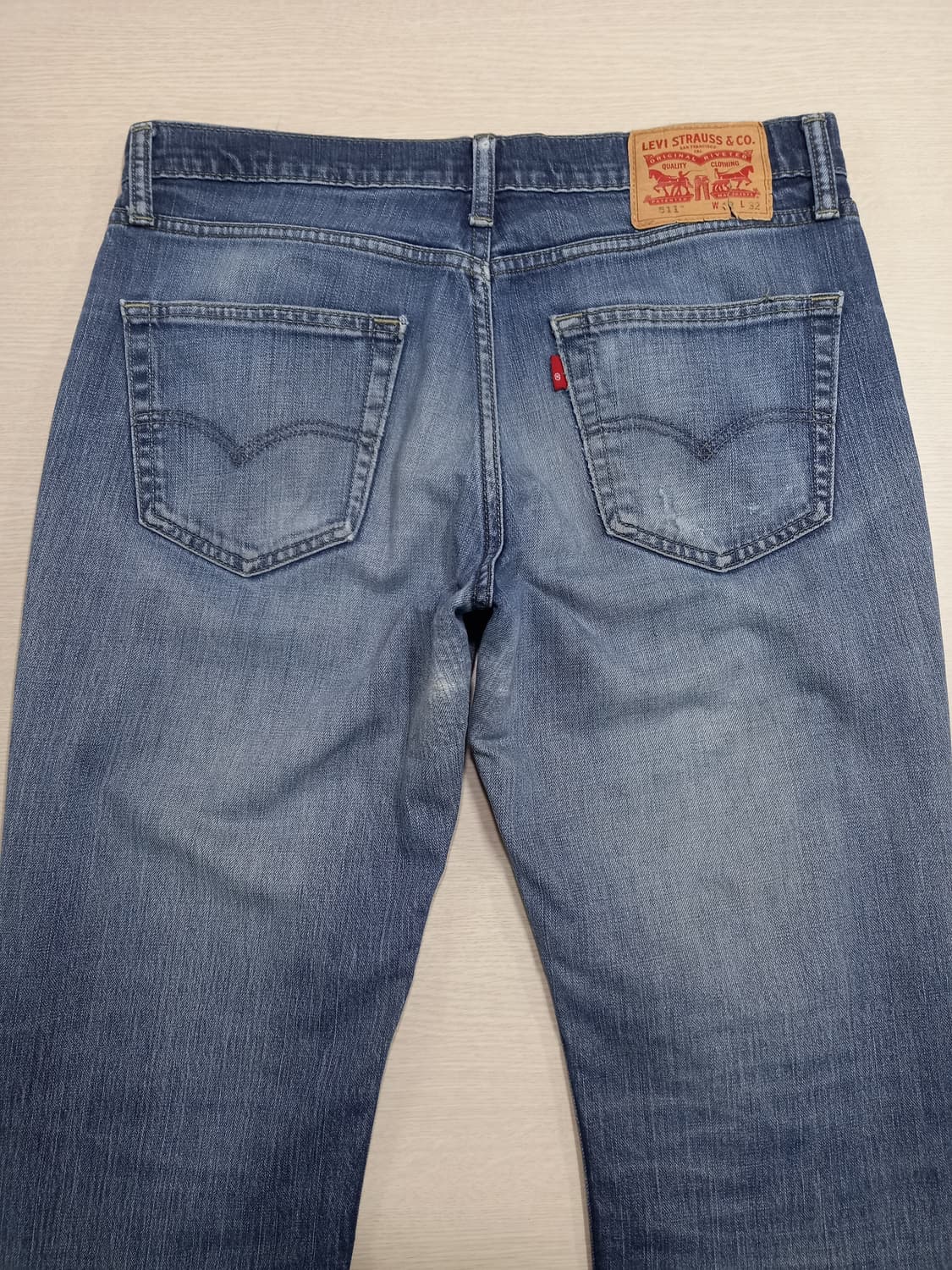 32 리바이스511 워싱 스판 슬림일자진 32-367 상품이미지4
