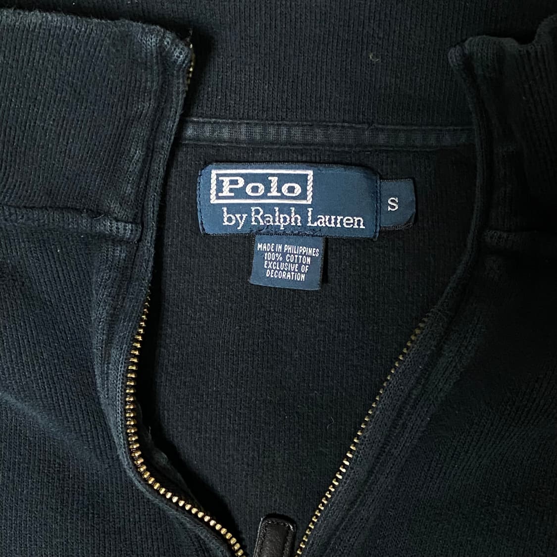 폴로 반집업 니트 S 상품이미지5