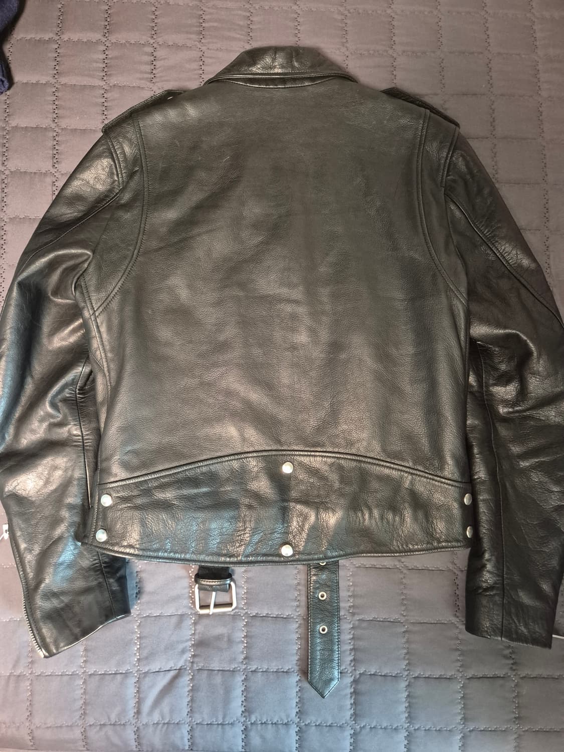 산드로 레더 자켓 L 상품이미지2