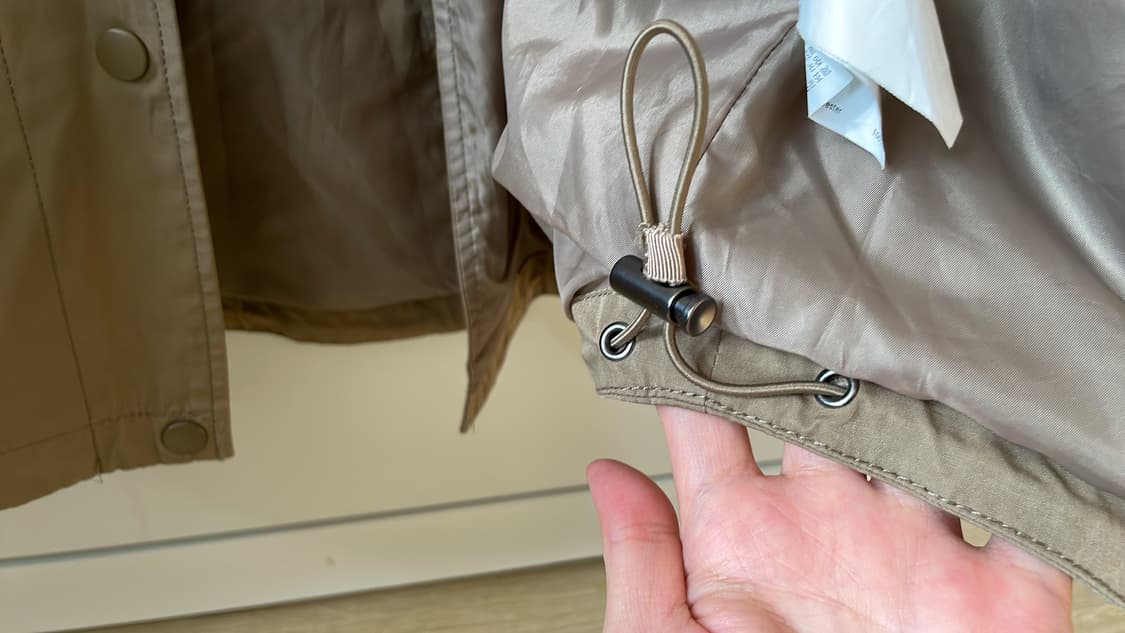 TOPGIRL 탑걸 베이지 스팽글 후드 사파리 재킷 상품이미지9