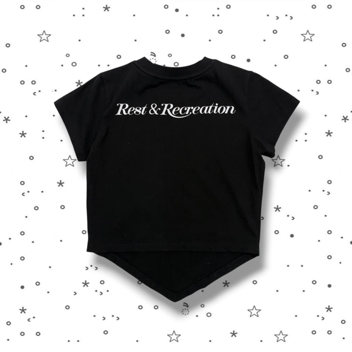 F Rest Recreation 레스트앤레크레이션 반팔 블랙 상품이미지3