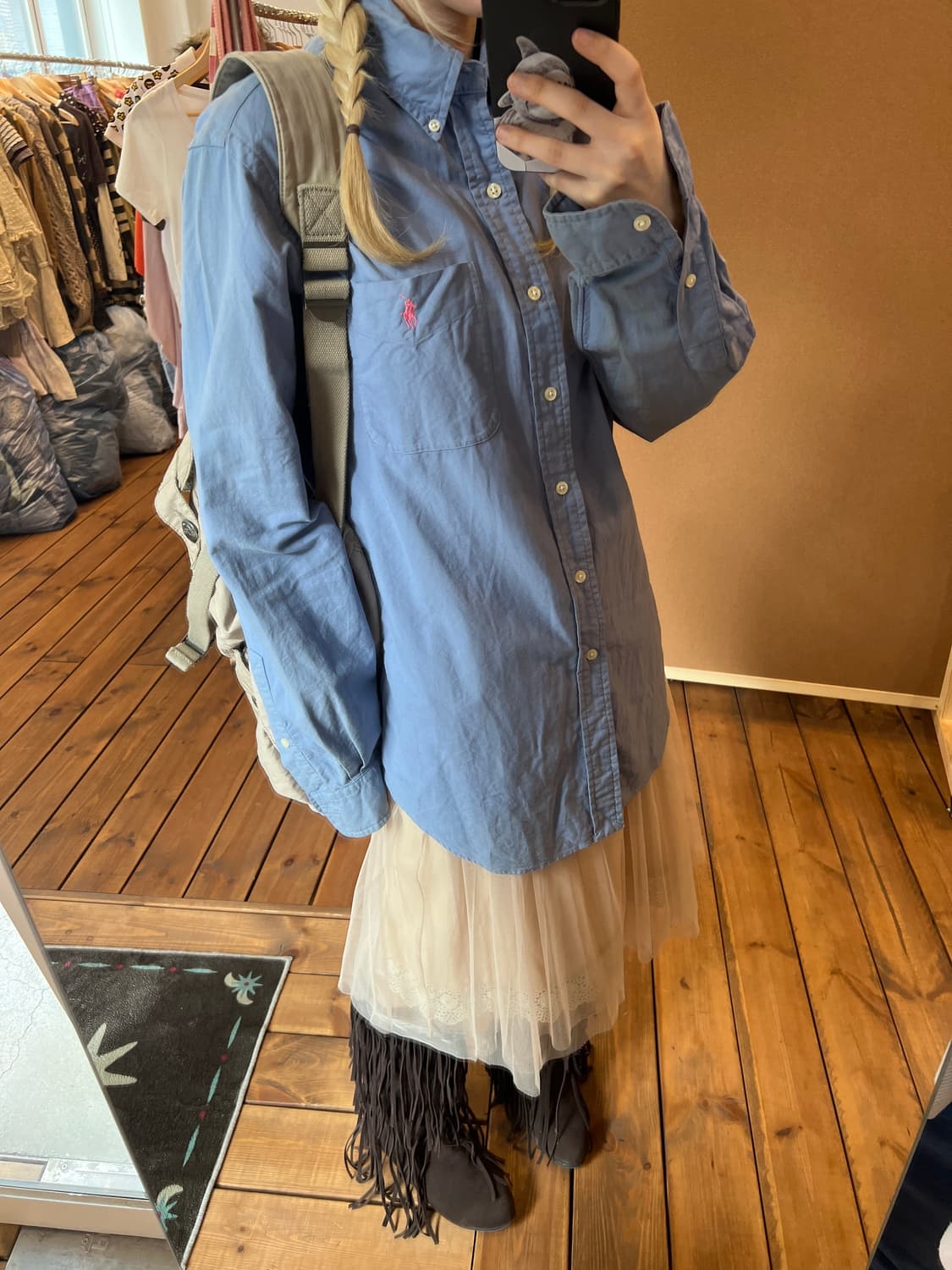 폴로 그레이시블루 셔츠 상품이미지7