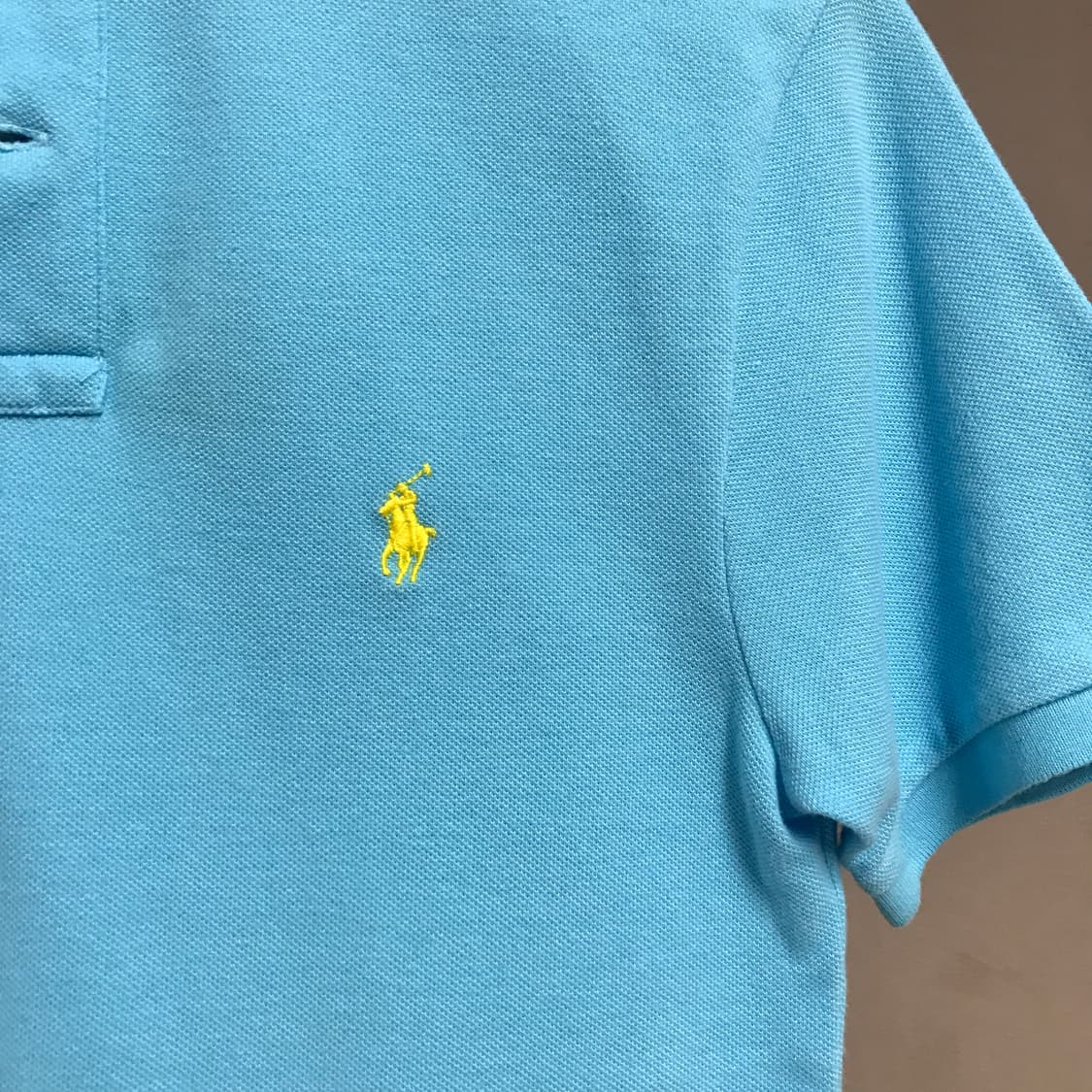 폴로 랄프로렌 PK 반팔 카라티 스카이블루 S 상품이미지4