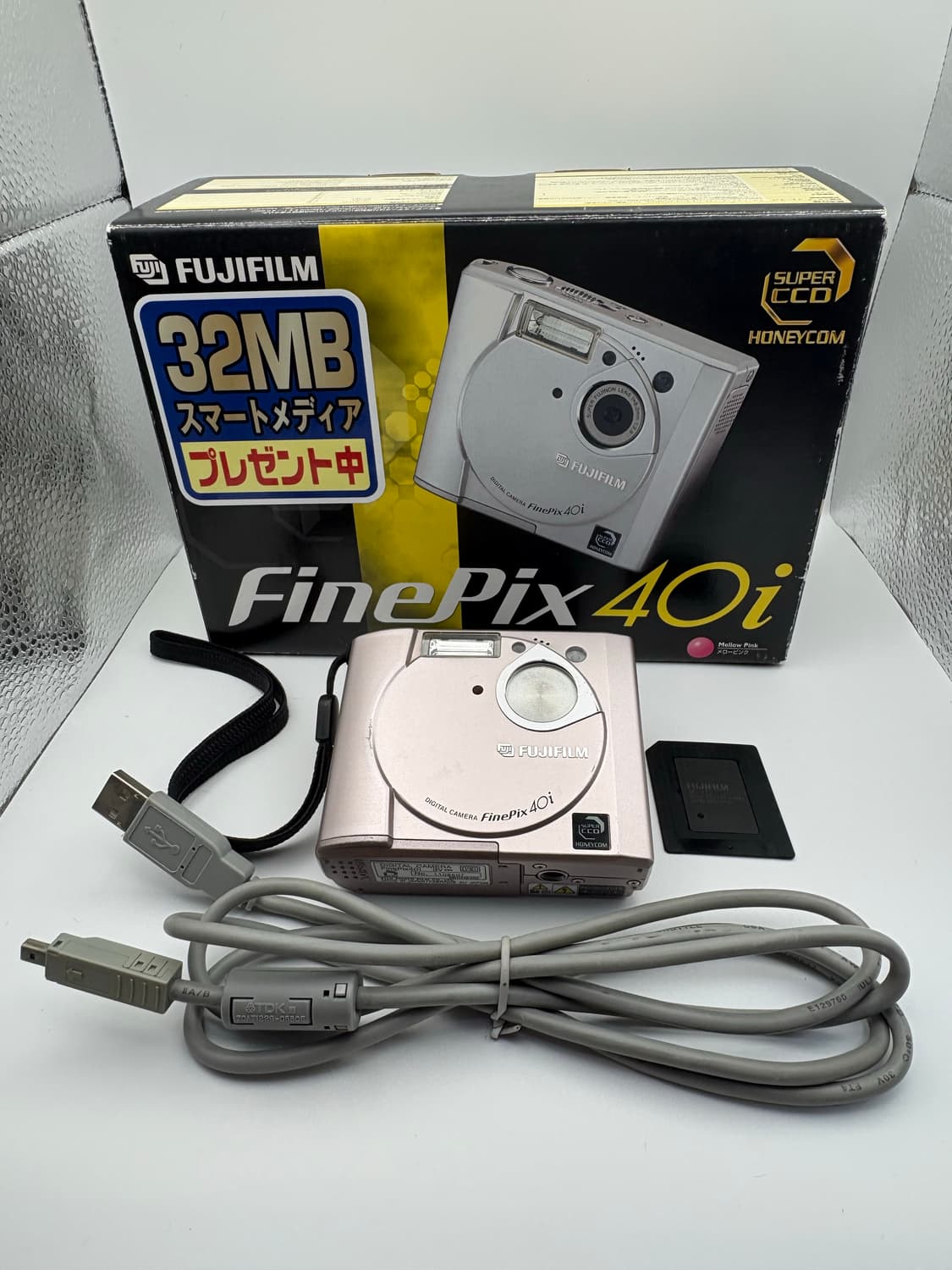 파인픽스 40i 풀박스 + sm카드+ usb 상품이미지3