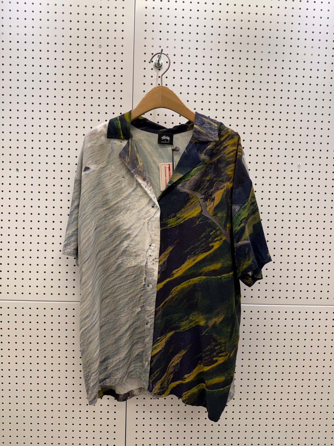 스투시 그래픽 패턴 오픈카라 반팔 셔츠 U1616 상품이미지2