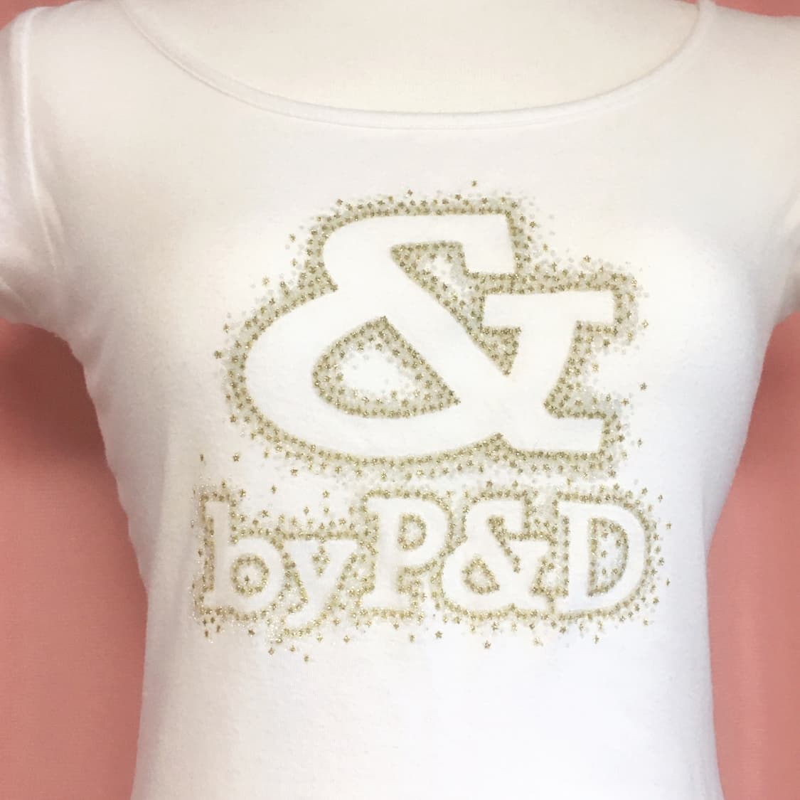 핑키앤다이안 화이트골드 딱붙탑 갸루 헤이세이 상품이미지3