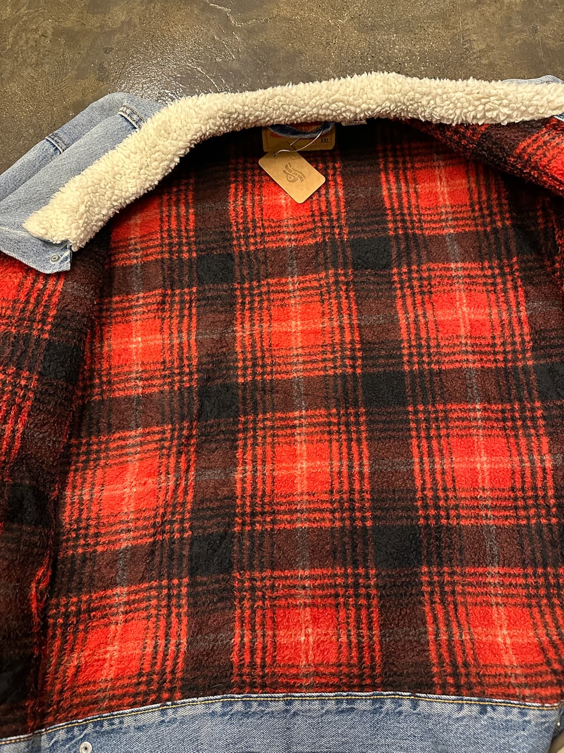 리바이스 쉐르파 데님자켓 XXL 상품이미지6