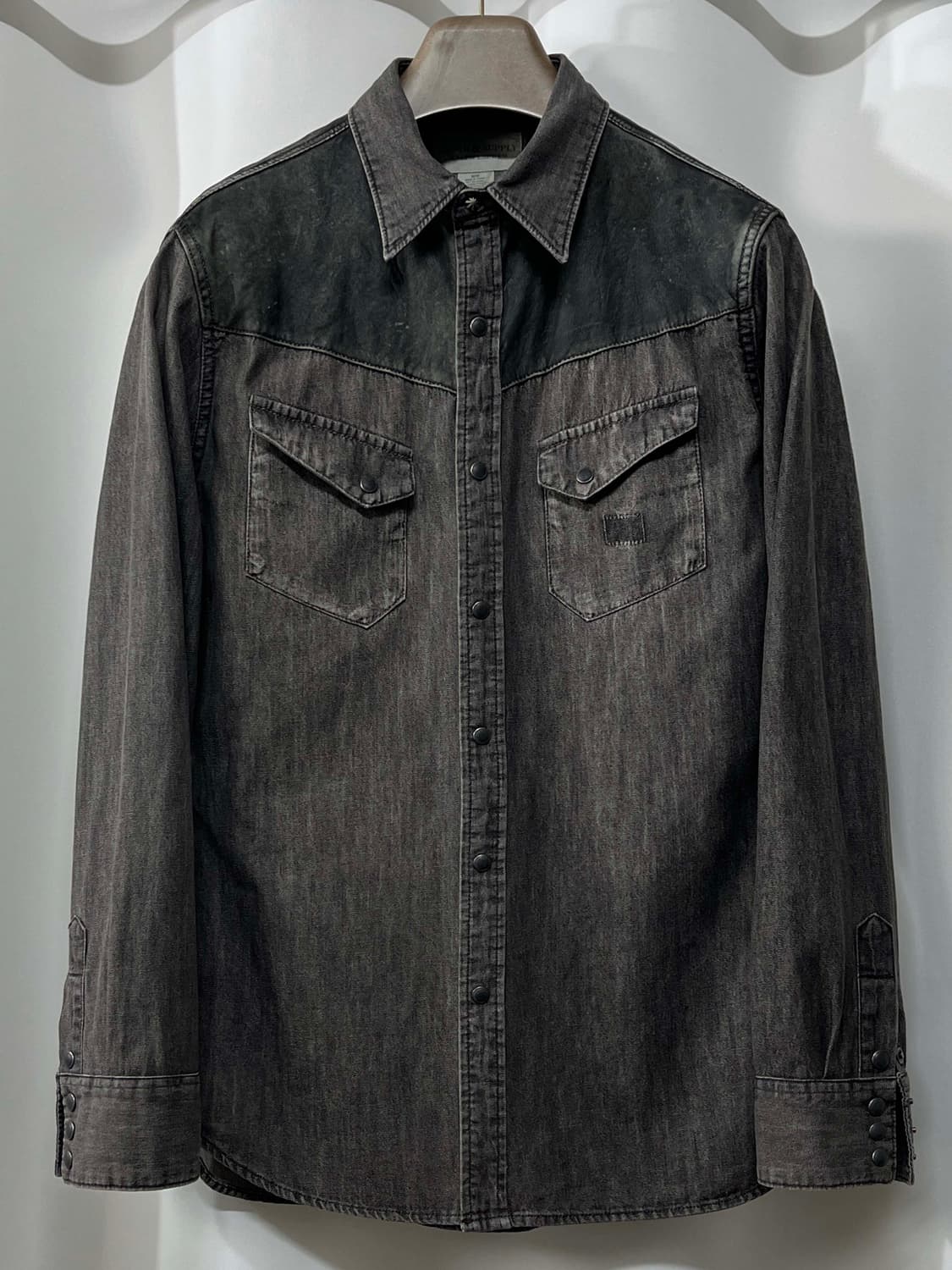 폴로 랄프로렌 쉽스킨 레더요크 콘초 사우스웨스턴 셔츠 상품이미지1