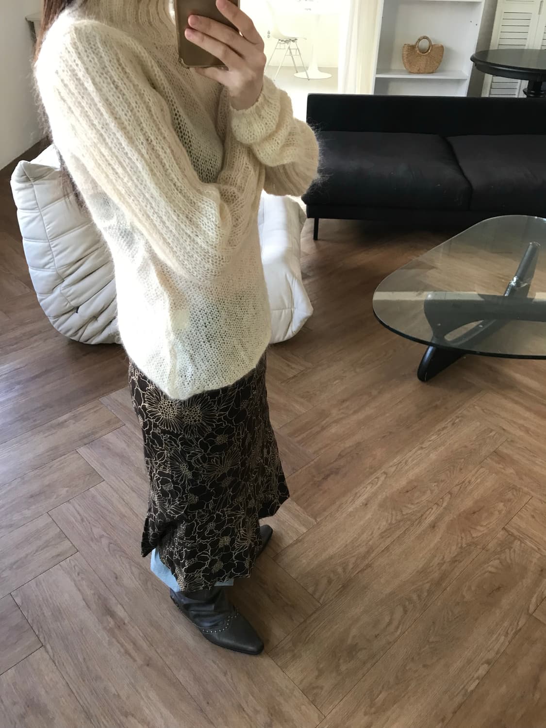 vintage mohair knit 상품이미지7