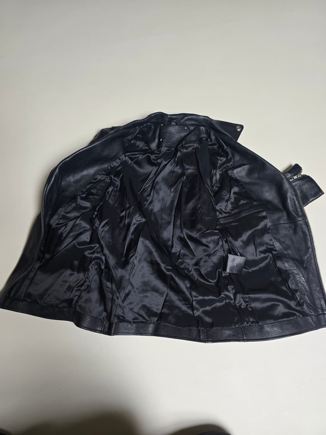 Diva Studio Collection 리얼레더 라이더 자켓 S 상품이미지3