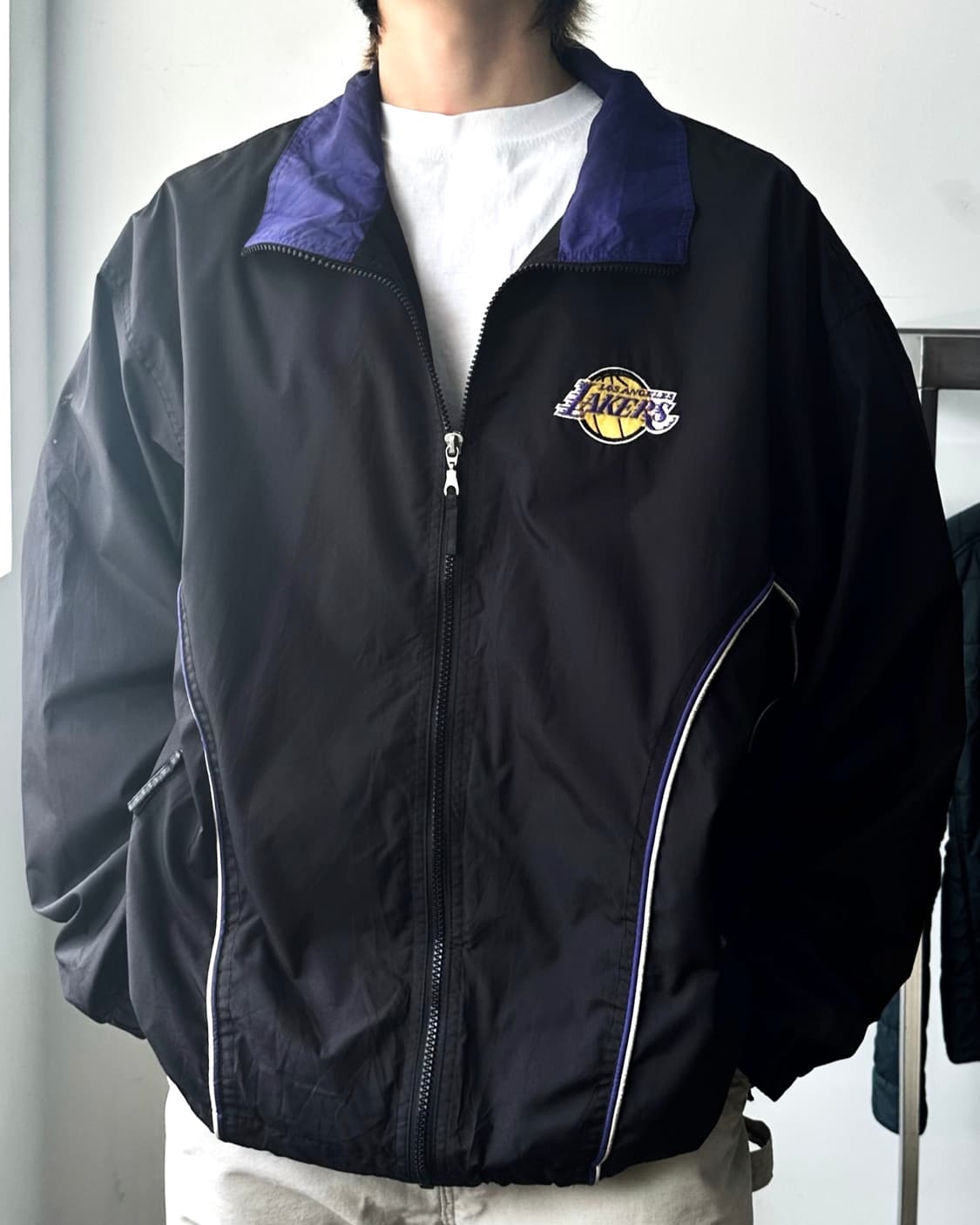 NBA 90's LA 레이커스 윈드 브레이커 자켓 상품이미지2
