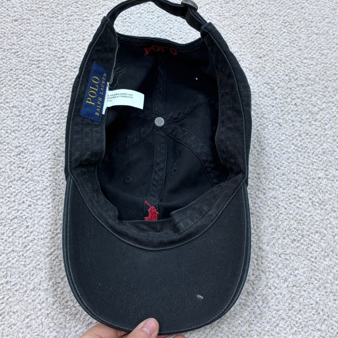 F 폴로랄프로렌 코튼 치노 볼캡 0407E2 상품이미지5