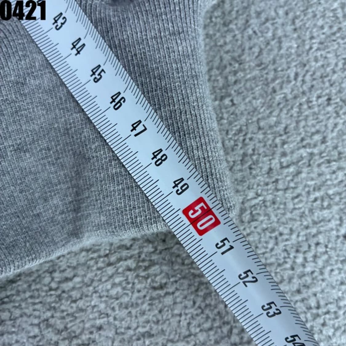우알롱WL 회색 크롭 후드집업 xs 상품이미지5