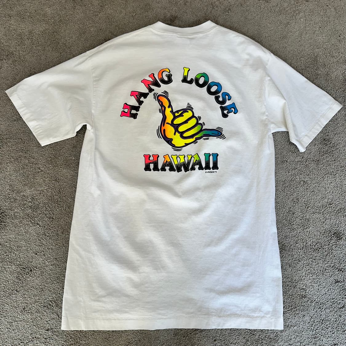 USA Sof Tee 90s 하와이 행루즈 그래픽 티셔츠L 상품이미지1