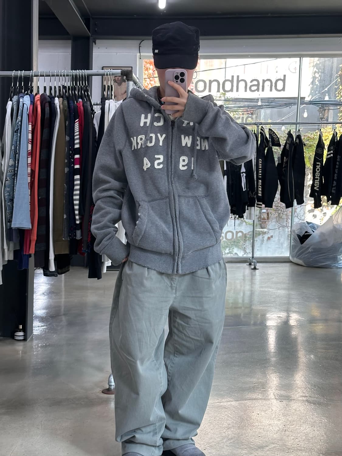 아베크롬비 머슬핏 데미지 후드집업  상품이미지2