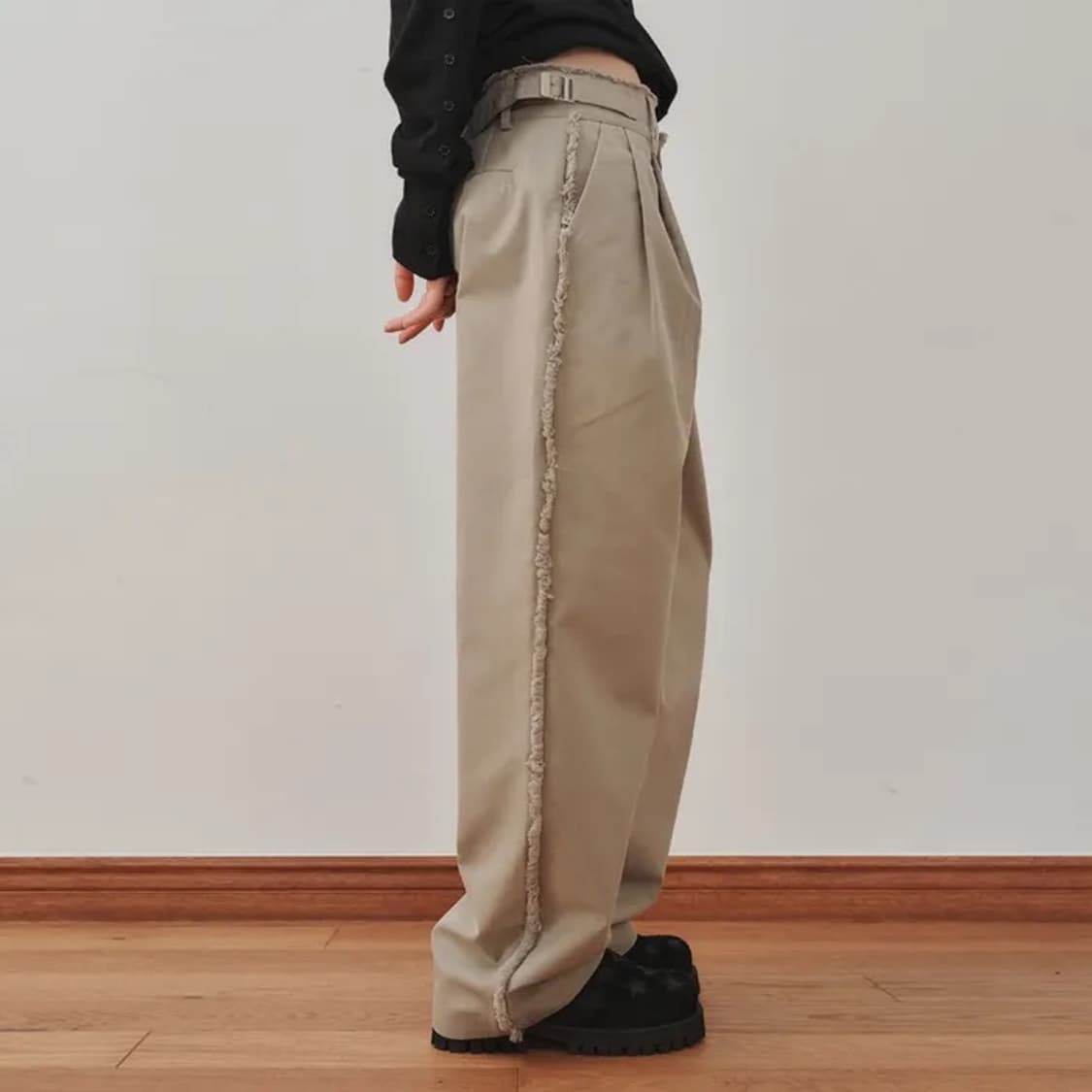 플리즈프로젝트 트라우저 베이지 (1사이즈) 상품이미지1