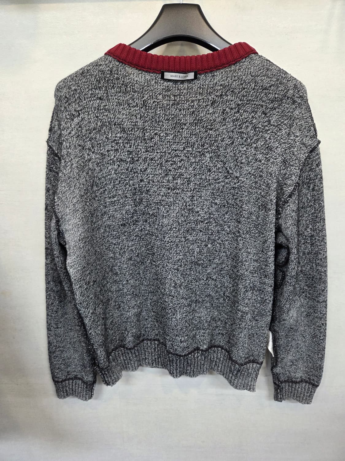 마크앤로나 벨벳로고 안감방풍 니트 L 상품이미지9