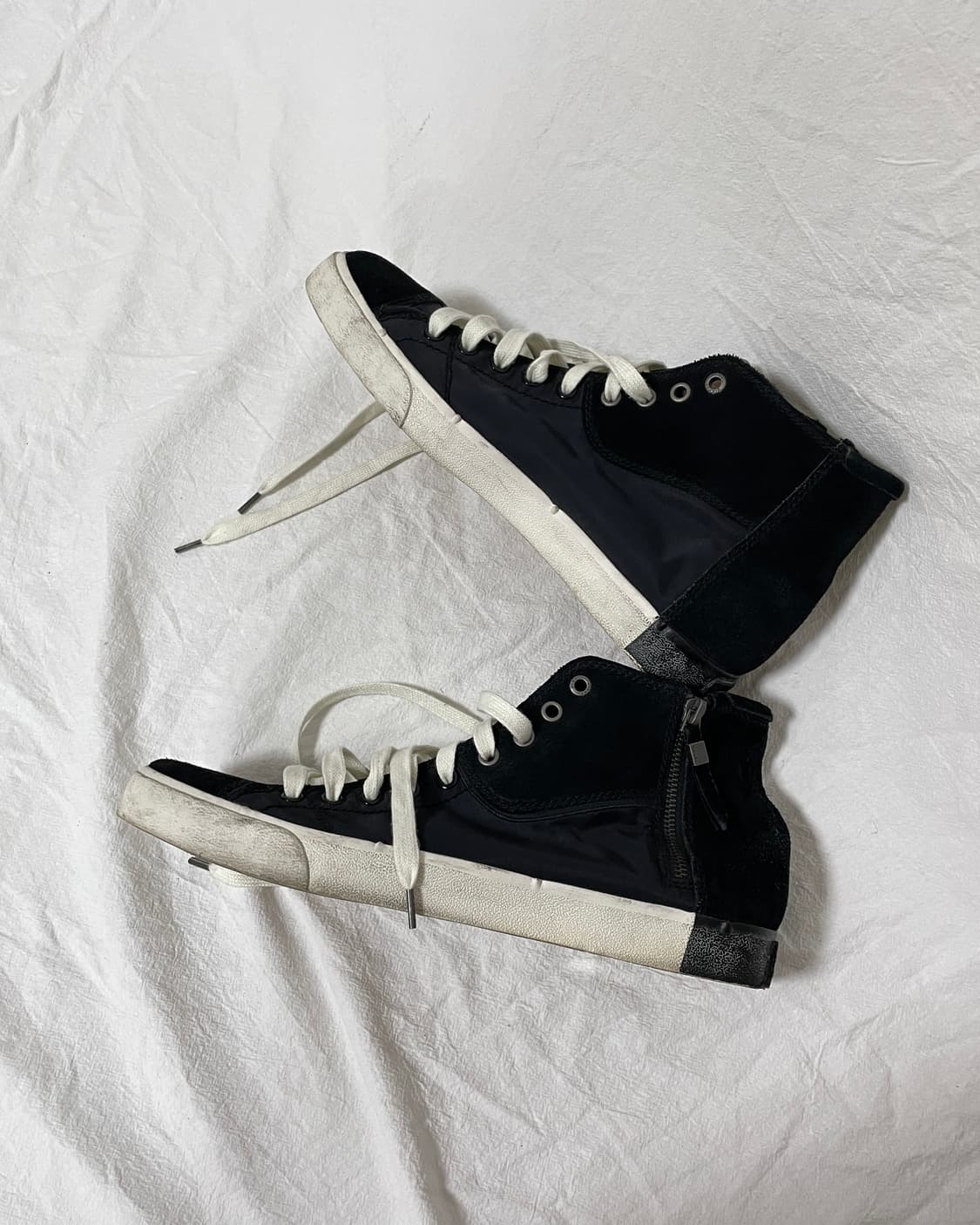 Diesel High-top Suede Sneakers 상품이미지1