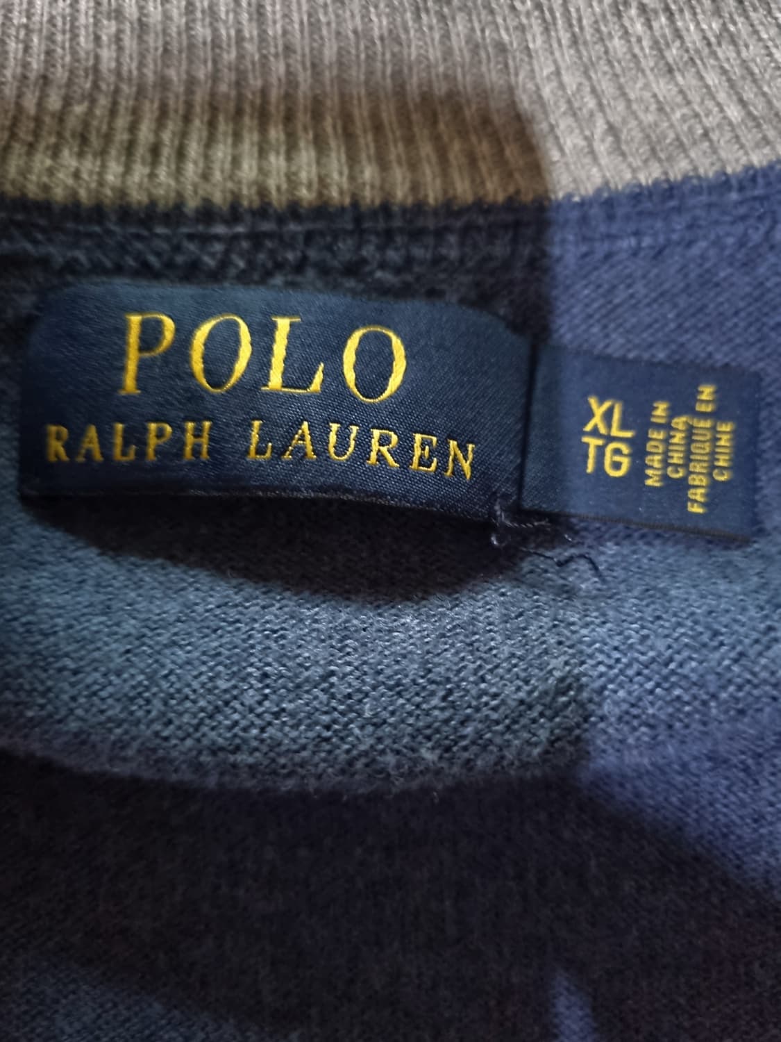 폴로 랄프로렌 집업 XL 블루 상품이미지5