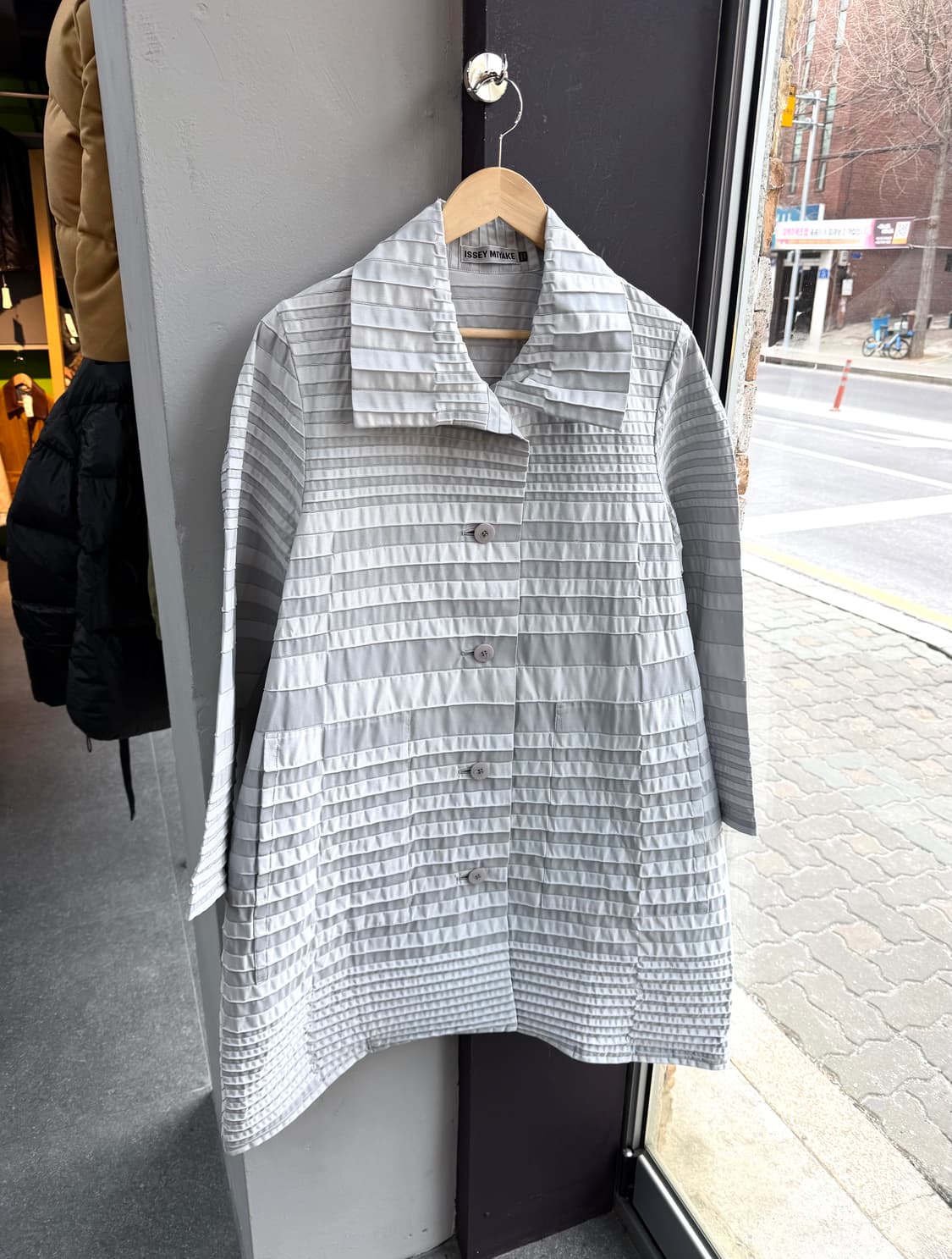 2/ 이세이미야케 콘도르 스트레치 코트 자켓 상품이미지3