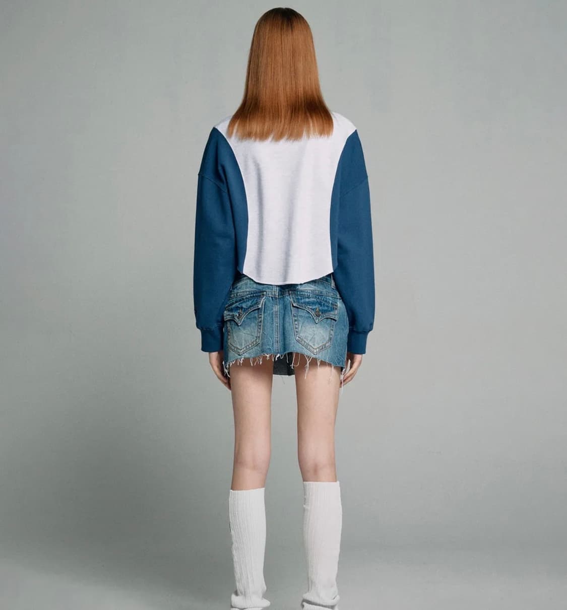 Vintage Micro Denim Skirt Blue 상품이미지2