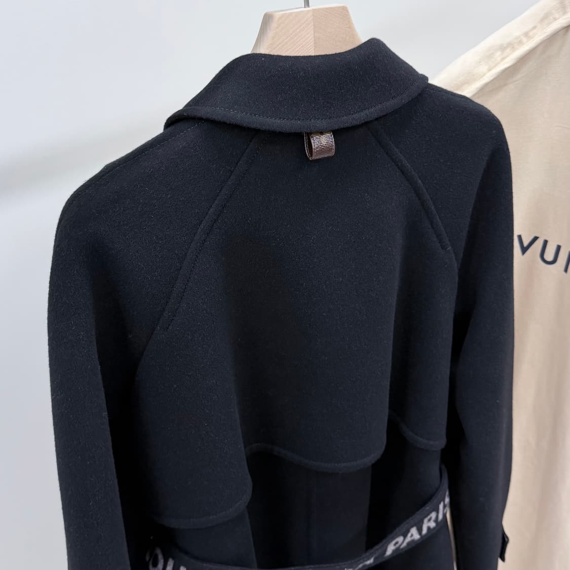 [S+급/34] 루이비통 악센트 더블 페이스 여성 코트 자켓 블랙 상품이미지6