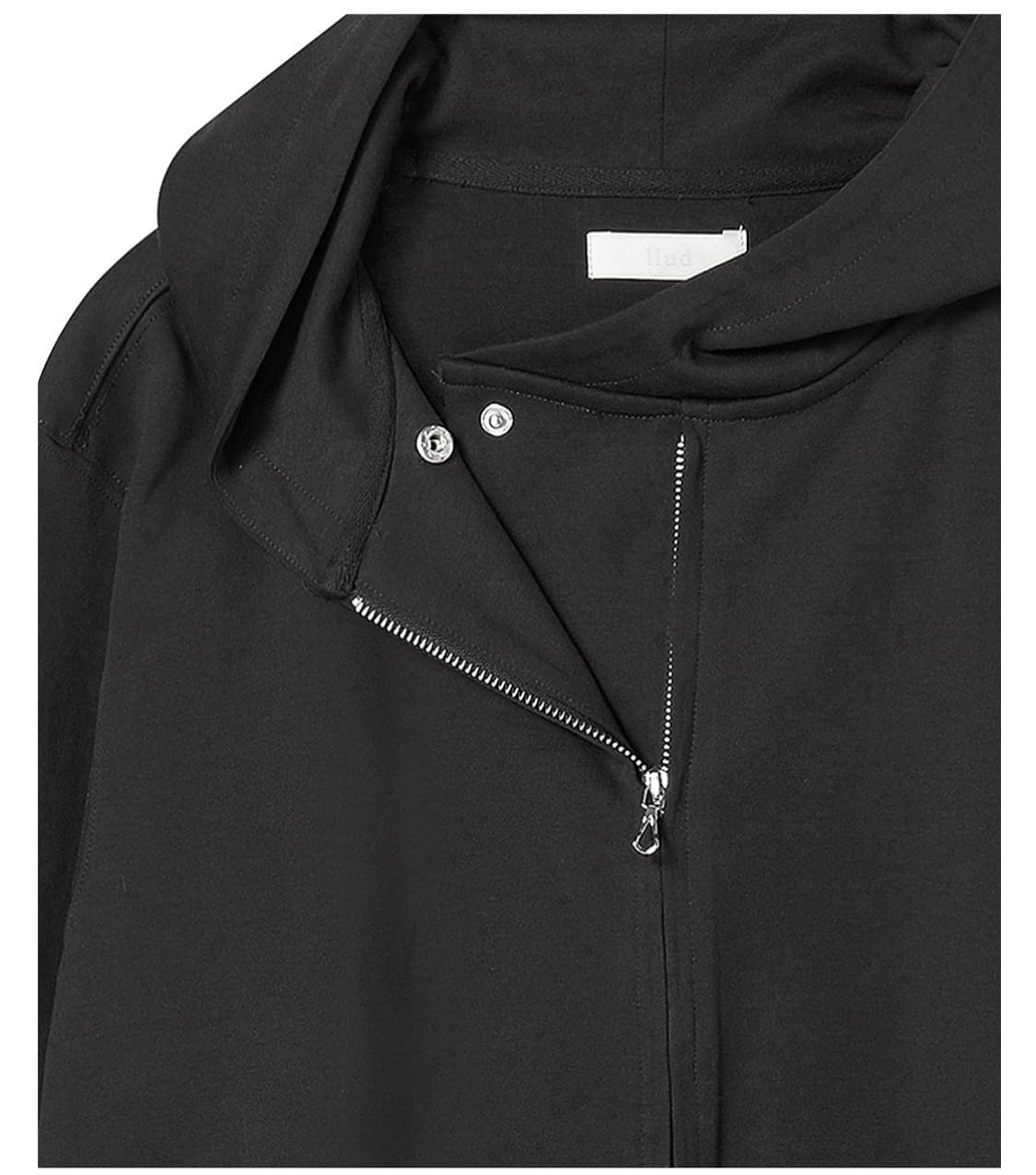 러드 Wrap Hooded Zip up charcoal 상품이미지2