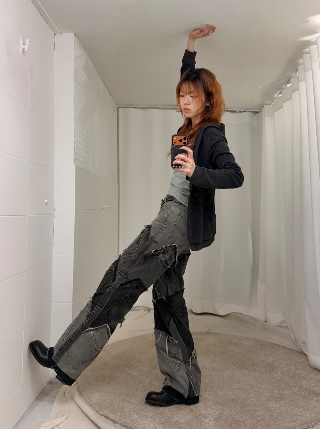 리바이스 흑청 리메이크 팬츠 상품이미지2