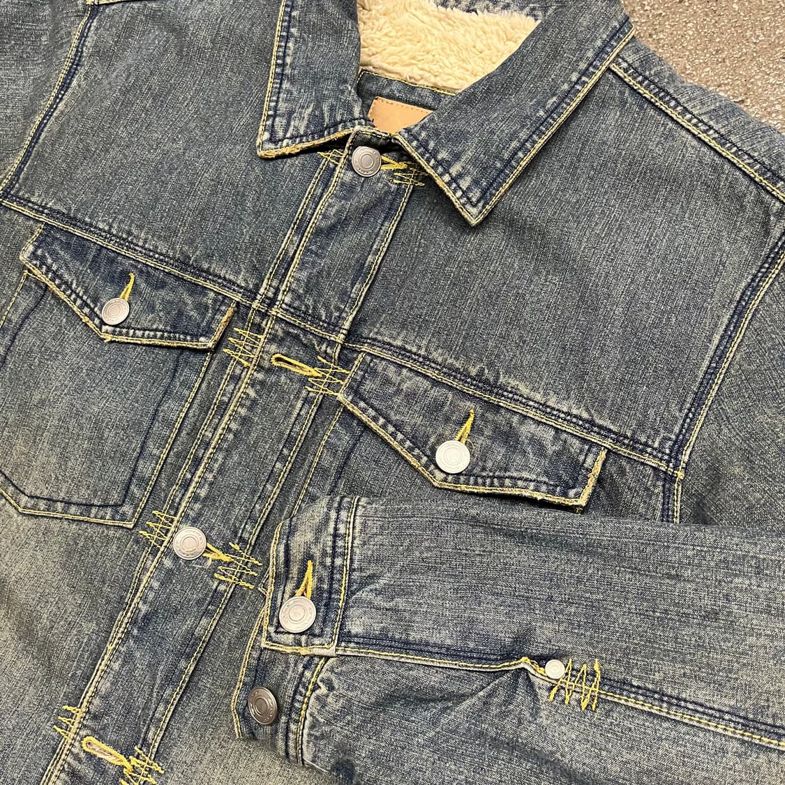 00s 오클리 데님 쉐르파 자켓 (105) 상품이미지6