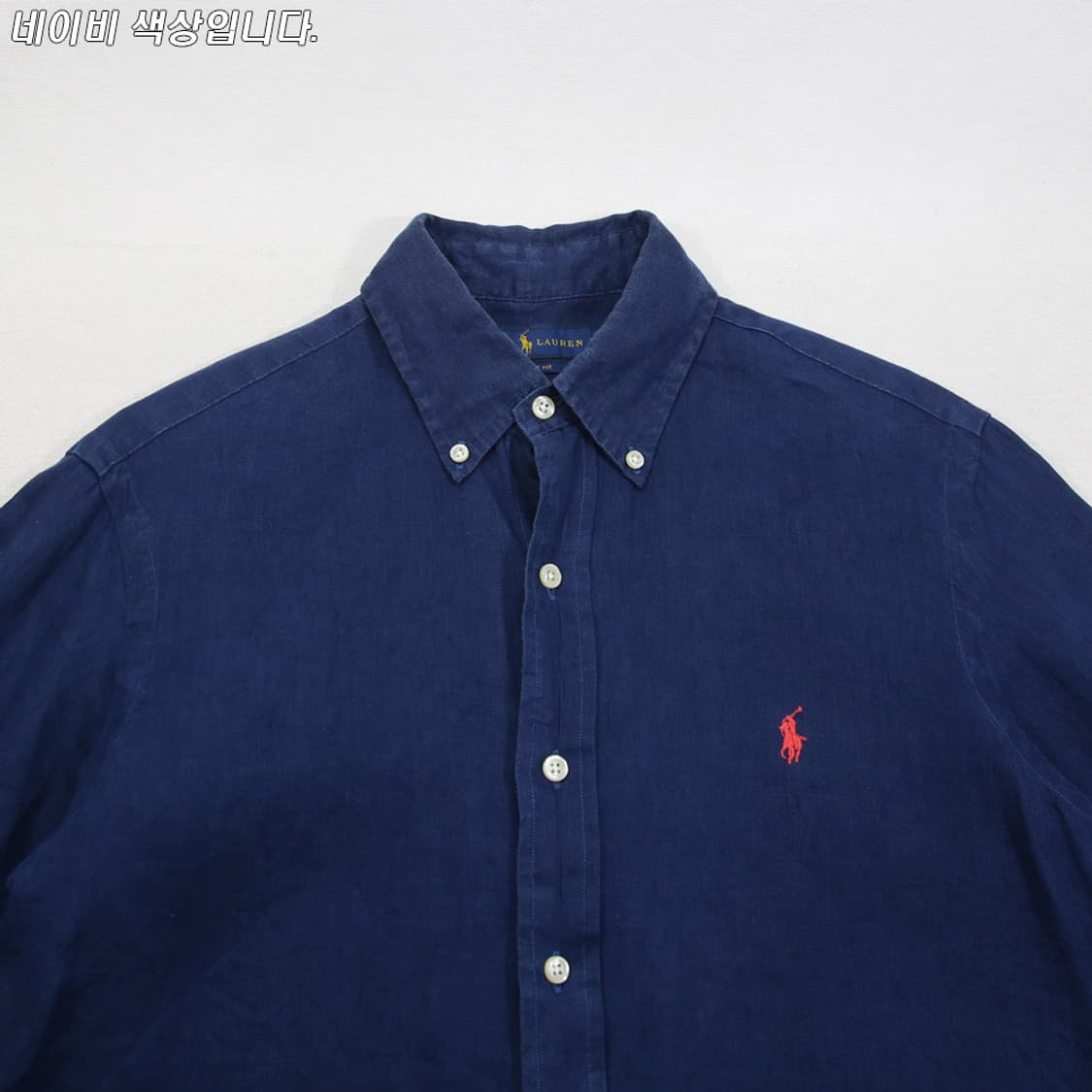 (착용컷) 폴로 랄프로렌 린넨 셔츠 (남성용 100) 상품이미지5