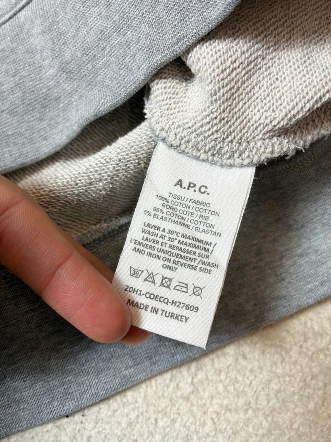 아페쎄 APC 멜리사 로고 프린트 맨투맨 PN7773 상품이미지7